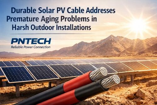 Latest company news about Trwały kabel fotowoltaiczny rozwiązuje problem przedwczesnego starzenia się w trudnych obiektach zewnętrznych