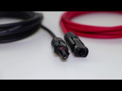 1m 2m 3m 10AWG PV Wire Solar Connector UV Resistance Solar Panel Extension Cable with TUV Approved